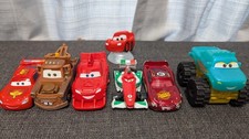 Lot Of 7 Disney Cars Lightning McQueen, Mater And More