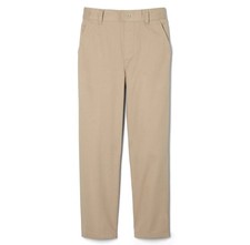French Toast Boys Pull-on Relaxed Fit School Uniform Pant Khaki Size 12 Husky