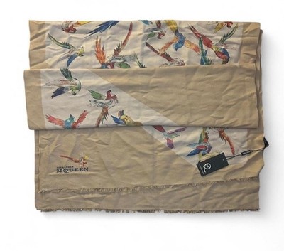 Rare Alexander McQueen multicolored women s scarf with tags