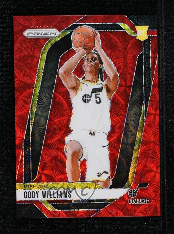 2024-25 Panini Prizm Choice Red Prizm 69/88 Cody Williams #232 4jk