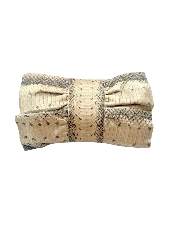 Bolso de Mano Furla Cuero Pitón Genuino - De Colección Hecho en Italia Foto 3 de 4