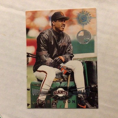 Barry Bonds #136 virtual Reality 1995 Topps stadium club Members only version