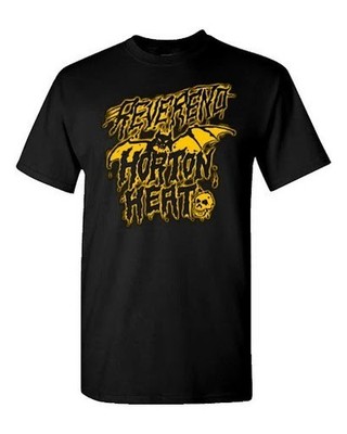 Hot Reverend Horton Heat Logo  Black T-Shirt Size S - 5XL