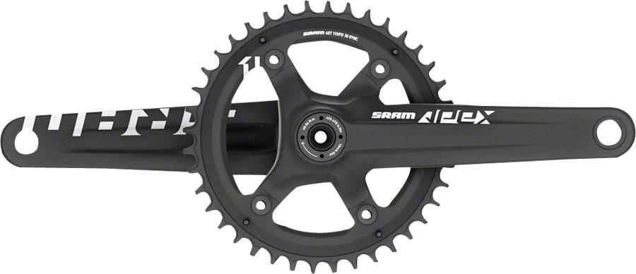 SRAM Apex 1 Crankset 11 Speed 170mm 110/110BCD 42T 45.5mm GXP Black