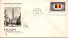 S08-3972, WWII OVERRUN COUNTRIES: BELGIUM, ARTCARFT FDC