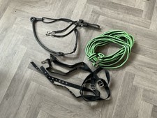 Lunging Job Lot, Elasticated Side Reins, Lunge Rope And Lunge Aid