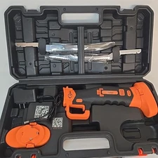 Cordless Electric Fillet Knife, Rechargeable Fillet knife with 4 Ti-Nitride S.S.