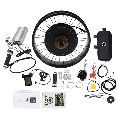 Electric Bicycle Conversion Kit 20" Wheel Rear Rotate Hub Motor 48V 1500W