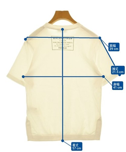 BALENCIAGA T-shirts/Cut & Sewns White XS 2200637767019 - Afbeelding 6 van 6