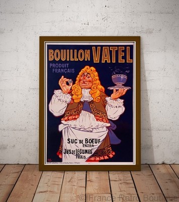 Poster-Poster Küche Bouillon Vatel Eugène Ogé