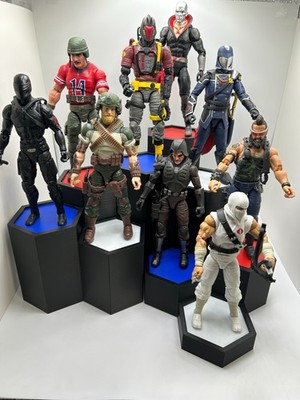 Action Figure Hexagon Stand 1:12 Scale 3D Print - Complete Bundle!