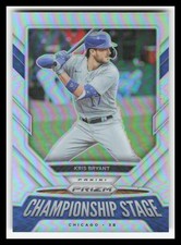 2021 Panini Prizm Championship Stage Prizms Silver #9 Kris Bryant