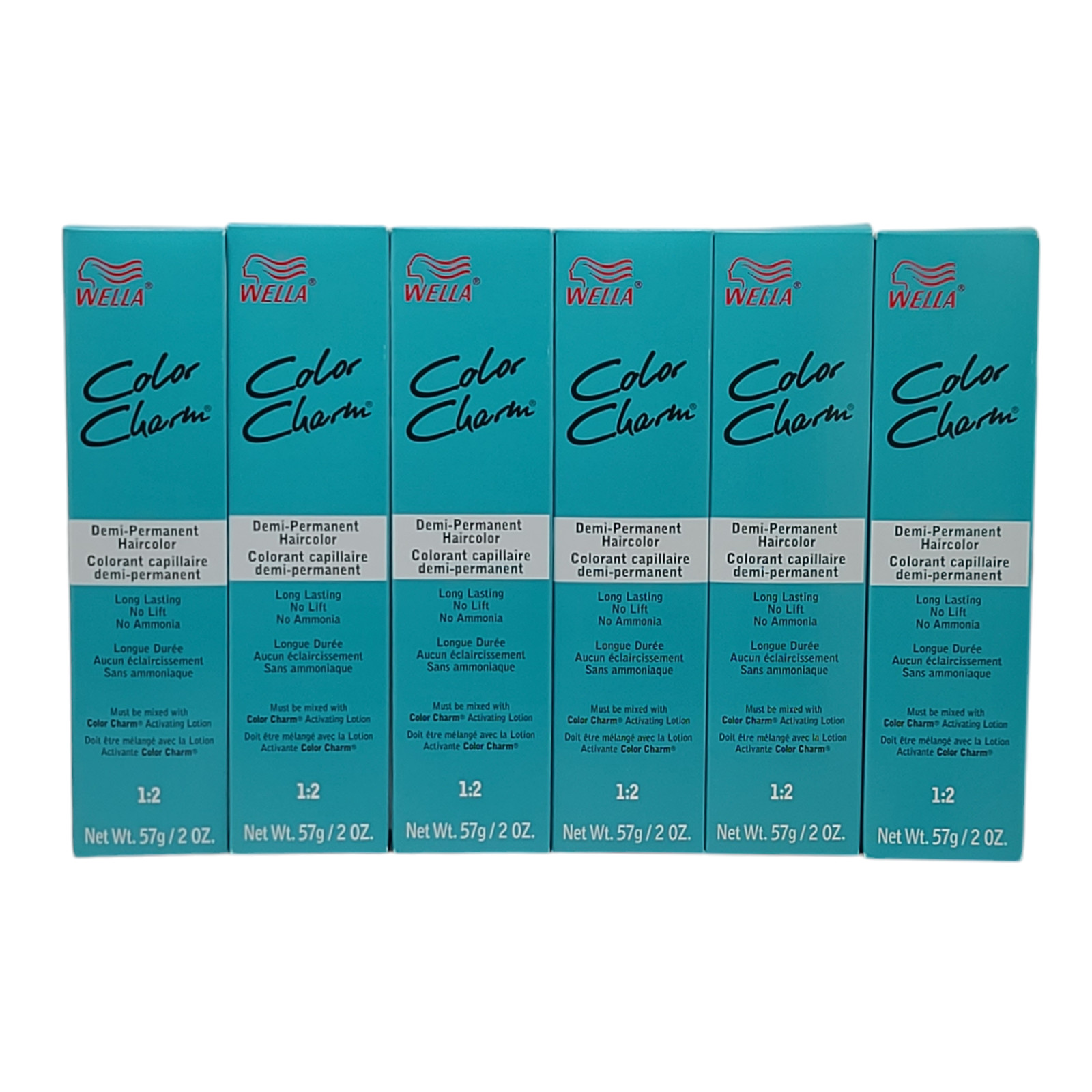 Charm Permanent Gel Hair Color 6rv 6/45 Fiery Red - 2 Oz