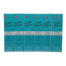 6 Pack Wella Color Charm Permanent Gel Hair Color 6RV 6/45 Fiery Red - 2 oz