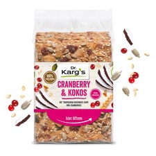 Dr. Karg’s Cranberry Et Noix De Coco Knäckebrot Bio À La Coupe Complète 200g
