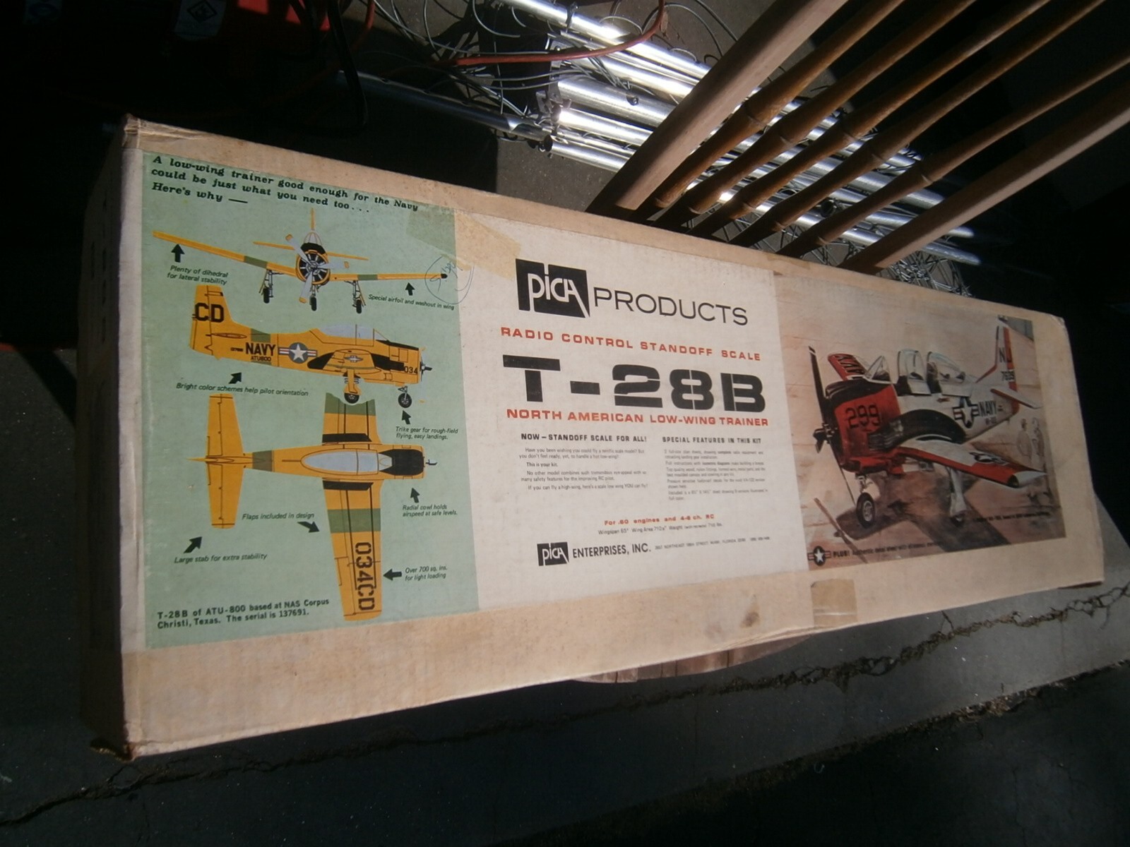 RARE Pica Models T28B Radio Control Model Airplane Kit eBay