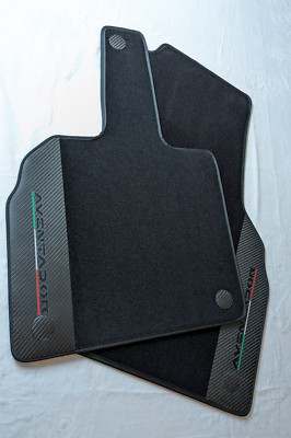 Lamborghini AVENTADOR 2018-2022 Velour  Carbon Floor Mats  Black