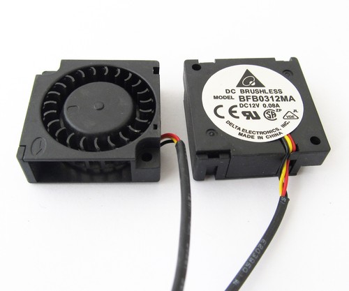 1pc 3wire NEW Delta BFB0312MA 30x30x10mm 3010 12V 0.08A DC Brushless Blower Fan - Picture 3 of 4
