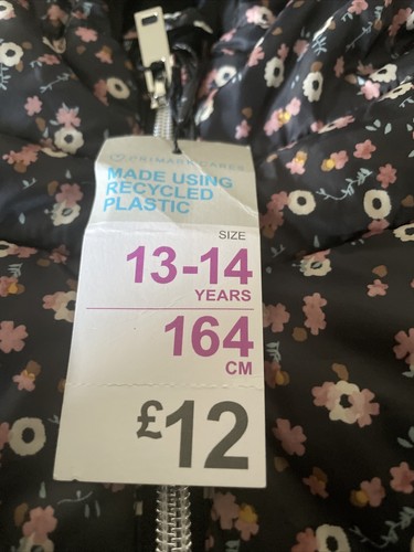 Primark Puffer Coat Kids 13-14 - Picture 5 of 8