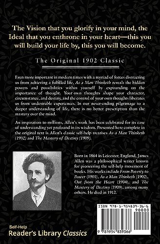 As a Man Thinketh - The Original 1902 Classic includes The Mastery of Destiny... - Picture 2 of 2