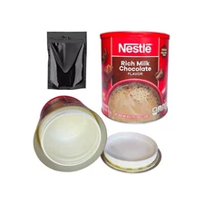 Hot Cocoa XLarge Diversion Safe Stash Can Screw Lock Hidden Compartment