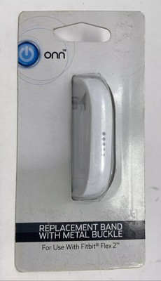 FITBIT Flex 2 ONN Replacement Bracelet Band Metal Buckle White Adjustable