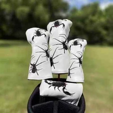 Scorpion Spider Centipede Golf Club Cover Driver Fairway Wood UT Golf Head Cover