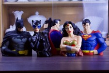 Hucha Marvel Superman, Batman, Catwoman, Wonder Woman, Batman y Superman