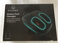 InvoSpa Shiatsu Foot Massager Machine Electric Deep Kneading  Heat Compression