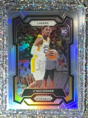  2023-24 Panini Prizm NBA Los Angeles Lakers D Moi Hodge Rookie RC Silver Prizm