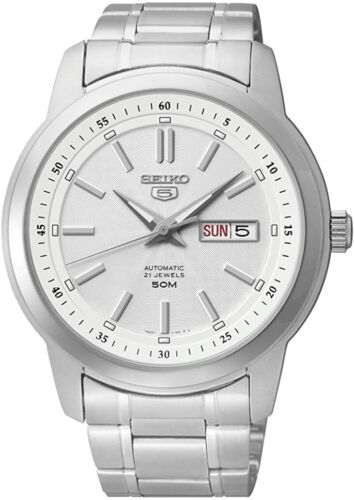 Airco Motel Incident, evenement Seiko Mens Automatic Watch with Silver Strap and Silver Dial SNKM83K1  4954628176301 | eBay