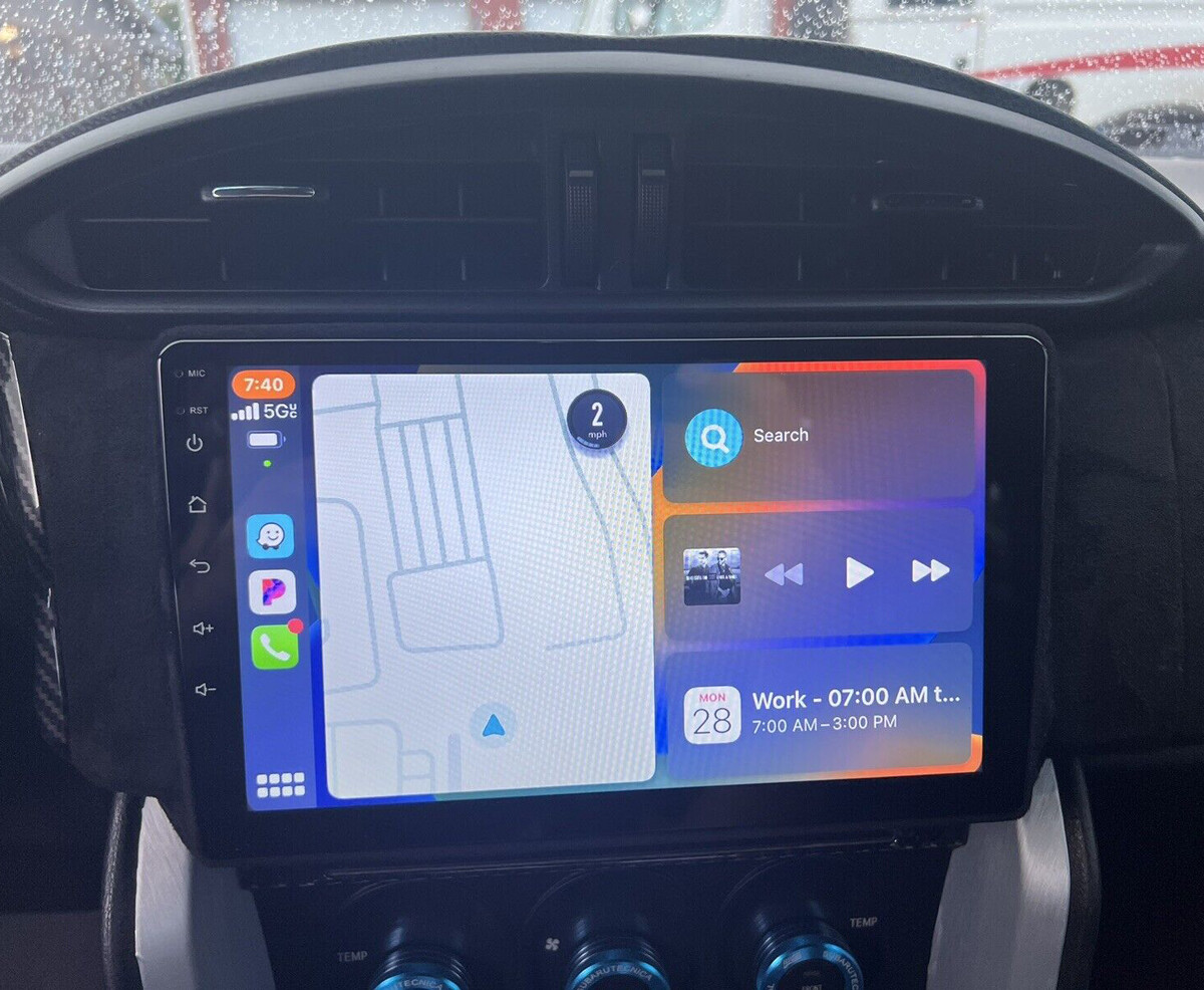 Car Radio CarPlay Android 15 Auto For Subaru BRZ Scion FRS