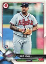 2018 Bowman Luiz Gohara Rookie Atlanta Braves #91