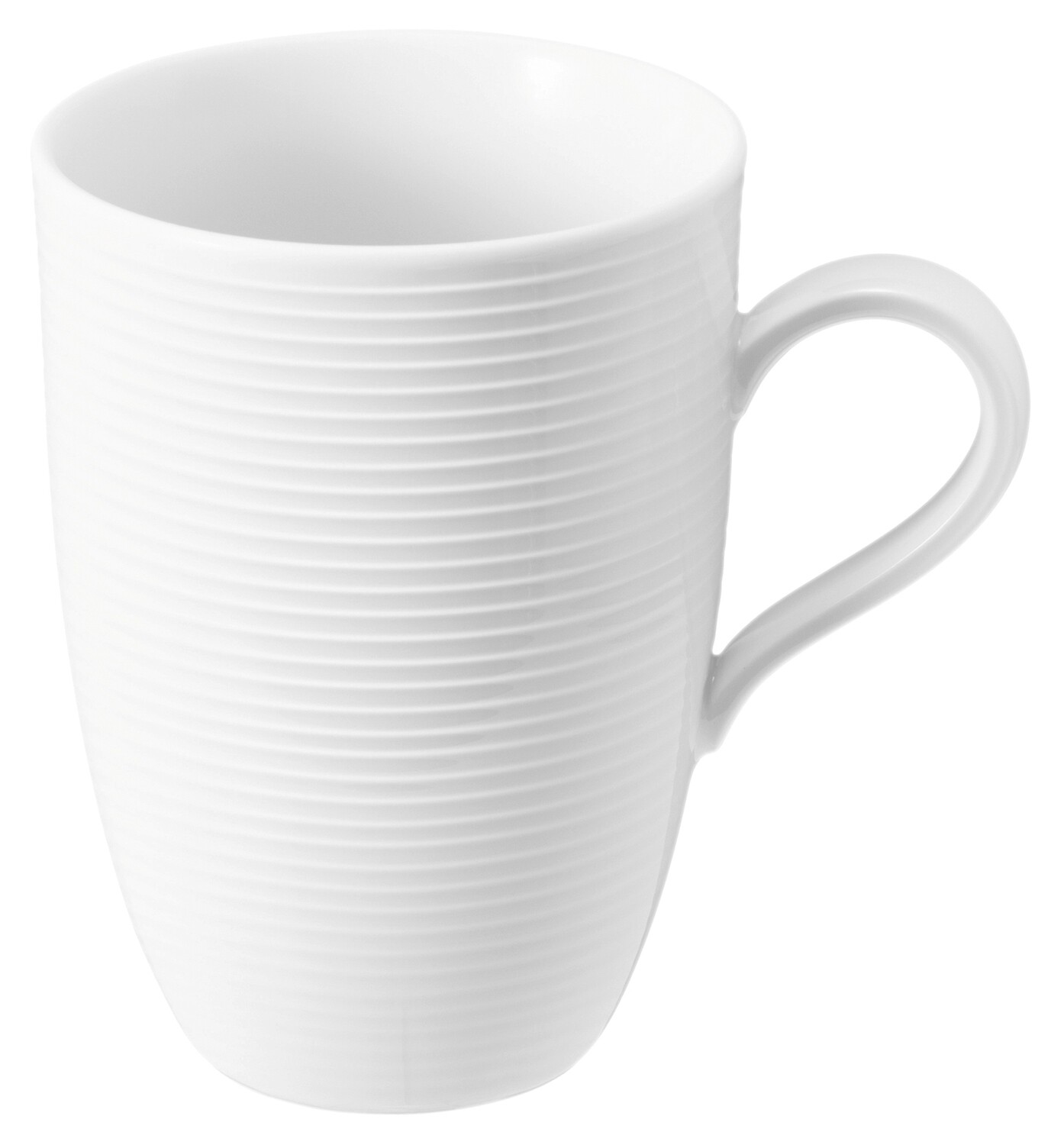 Seltmann Beat Kaffeetasse Tasse Becher Kaffee Porzellan weiß 450 ml