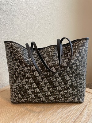New with tags Monogram Ralph Lauren Leather Handled Tote Bag