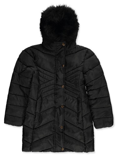 Rothschild Girls' Long Puffer Jacket - Picture 3 of 8