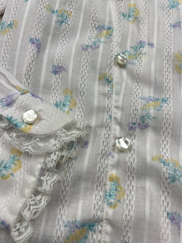Vintage NEW Stage West Prior Pearl Lace Button Up Scully NWT Sz 38 Made in USA - Picture 6 of 11