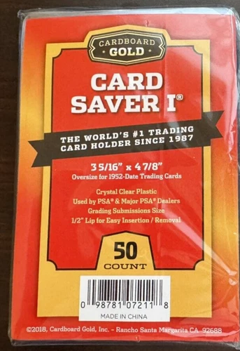 50 Cardboard Gold Card Saver 1 PSA Quantity Discounts!