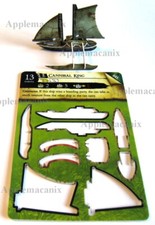 Cannibal King 045 45 Catamaran Promo Ship Wizkids Pirates CSG Savage Shores NEW