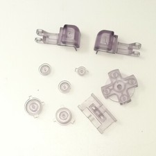 Clear Purple L R D Pad Key Full Button Set For Gameboy Advance SP GBA SP Hot
