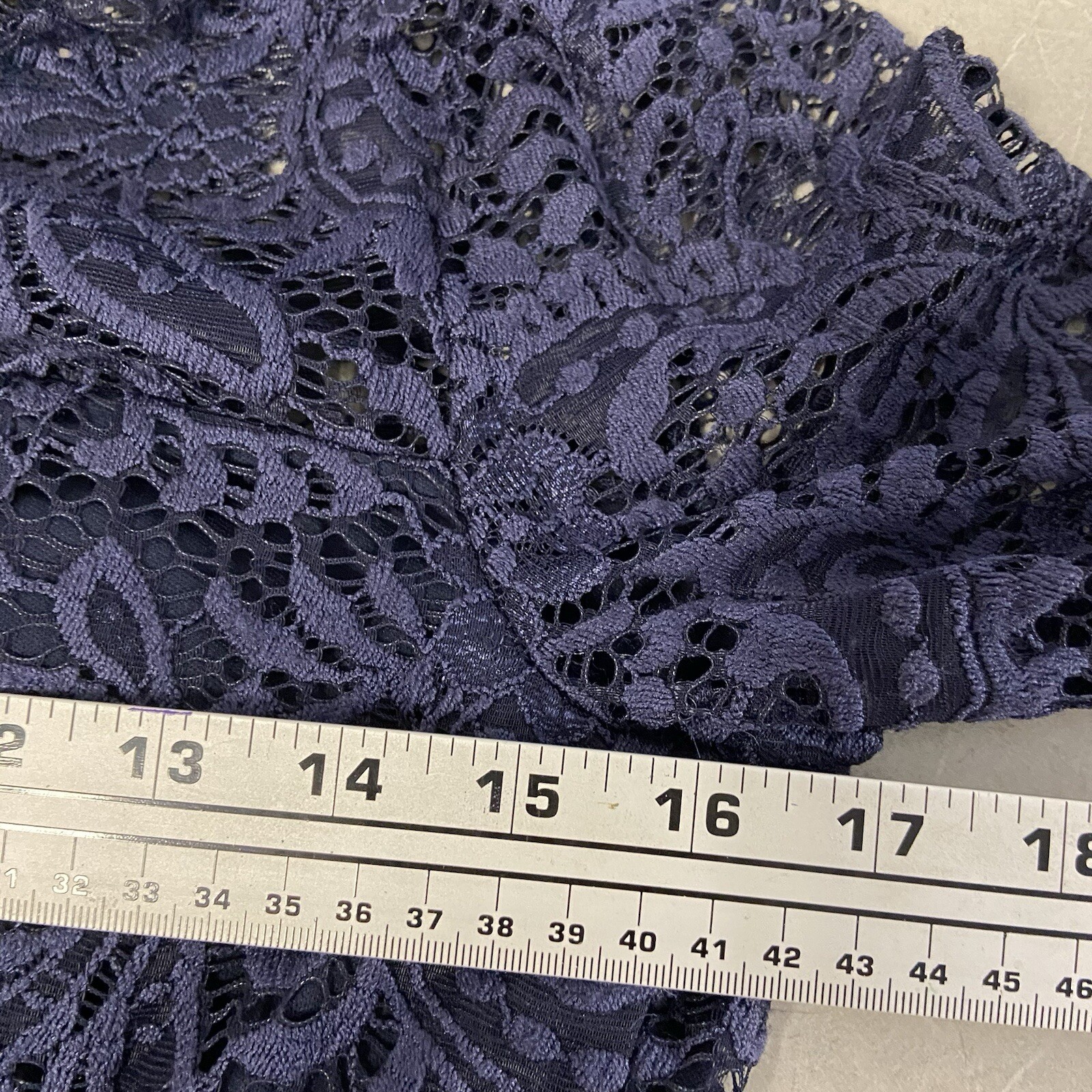 Trixxi blue lace fit and flare mini dress size 5 … - image 6