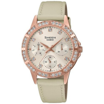 CASIO Moell Sheen SHE-3517PGL-9AUEF Damen Armbanduhr