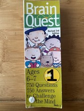 Brain Quest 1st Grade Deck 1 Reading Basics Questions  Answers Ages 6 - 7 