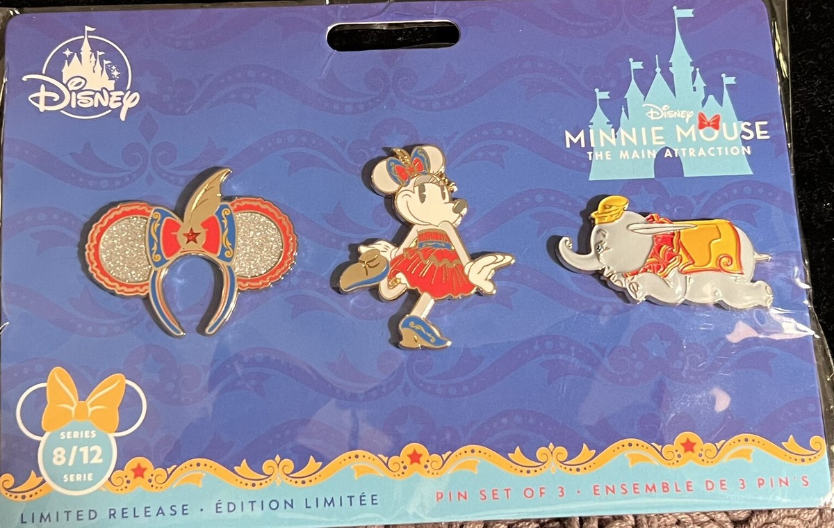 Limited Edition Minnie Mouse The Main Attraction Pin Set 8