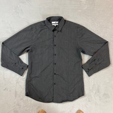 Spring  Mercer Tailors  Outfitters Shirt Men Sz XL Button Up Long Sleeve Grey