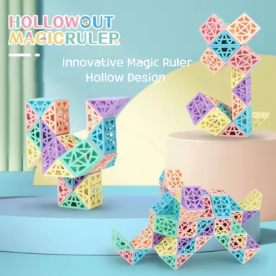 MOYU Cube Hollowed Out Magic Ruler 24/36/48/60/72 Segment Educational Puzzle Toy