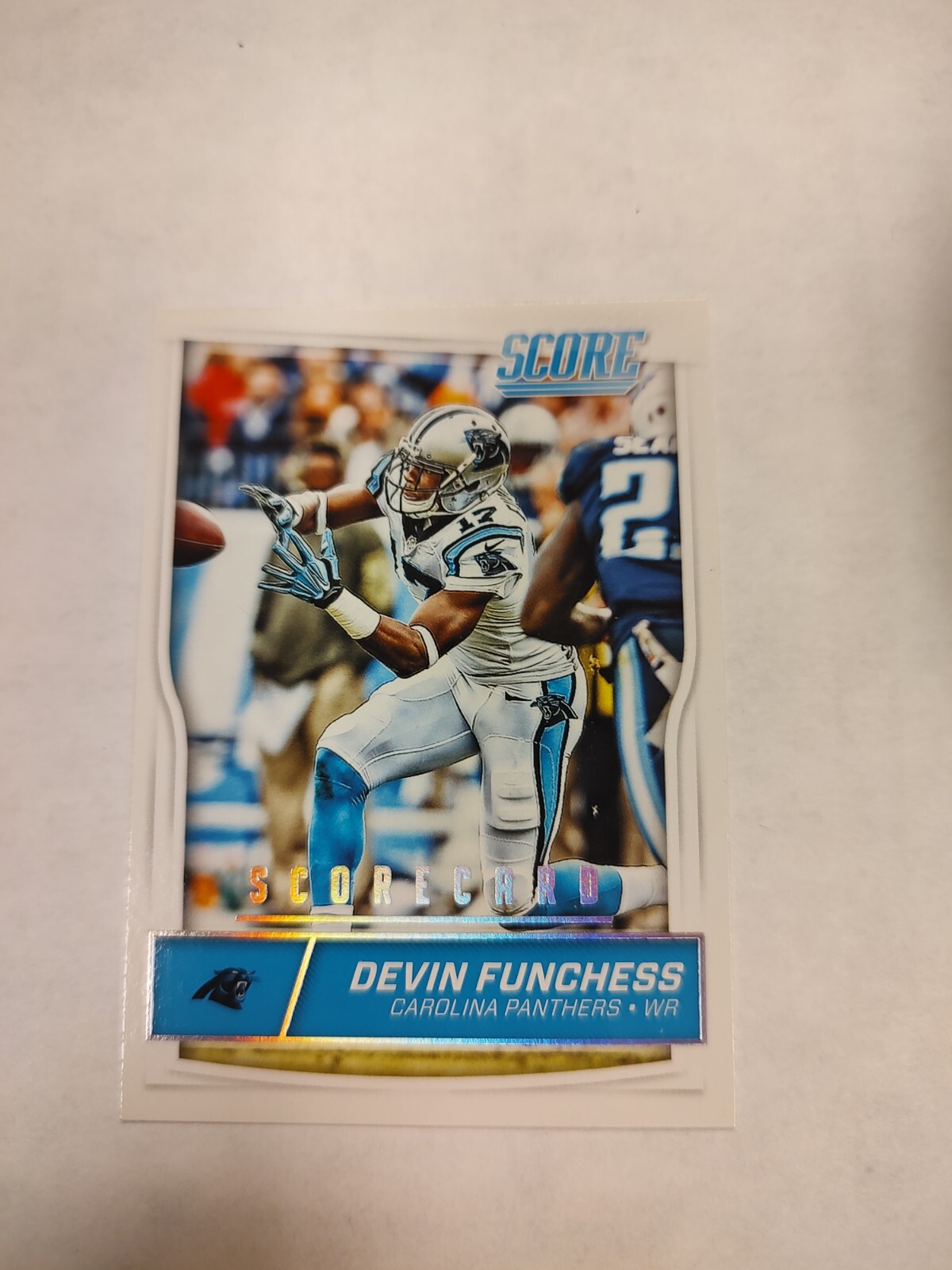 2016 Score Football Scorecard #48 Devin Funchess Carolina Panthers (PWE)