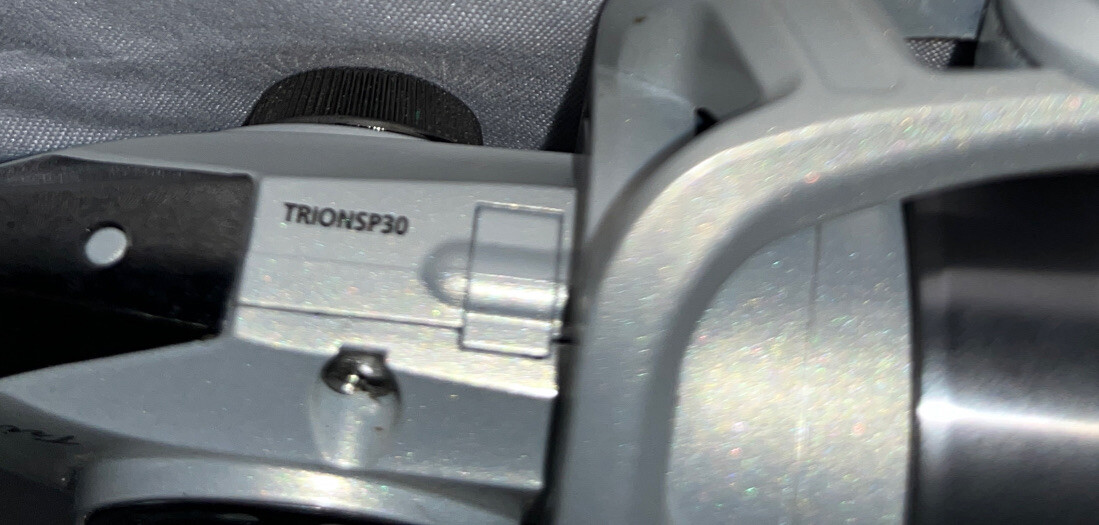 Pflueger Trion Spinning Reel, TRIONSP30 5.2:1 preowned needs handle