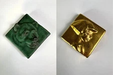 Pewabic Tiles The Boy and the Bear - Northland Mall 40th Anniversary Limited Ed