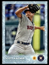 2015 Topps Update US394 Scott Kazmir Houston Astros Snow Camo 31/99